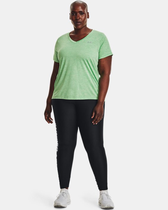Women's HeatGear® Full-Length Leggings, Black, pdpMainDesktop image number 2